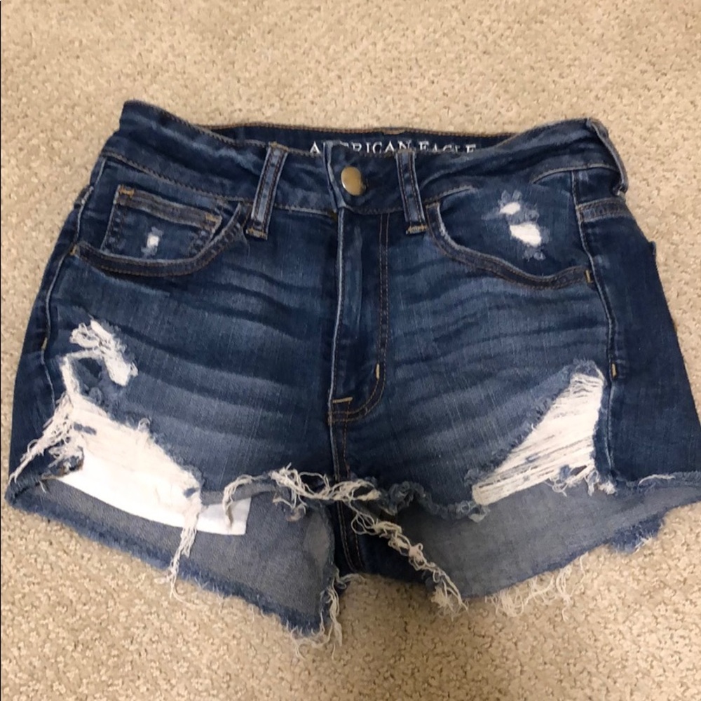 american eagle jean shorts